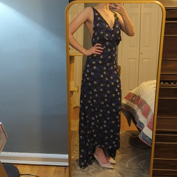diane von furstenberg blue silk dress Celeste Dress main image 0